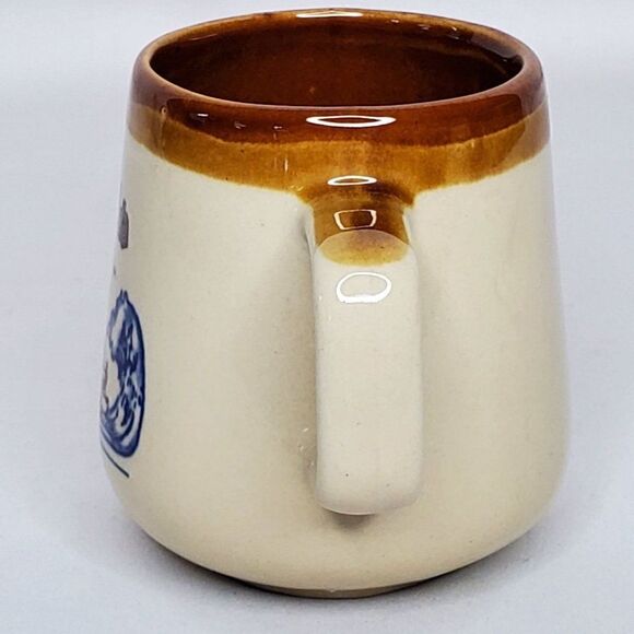 Vintage Florida Dinghy Sailing Ceramic Coffee Mug Palm Tree Sun Set Big Wave - Picture 3 of 6